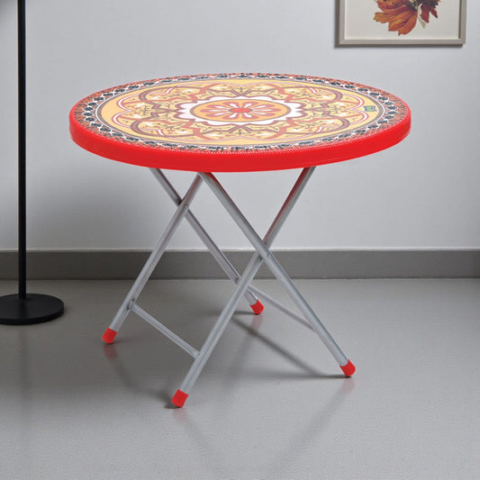 Printed Round table #215  Red