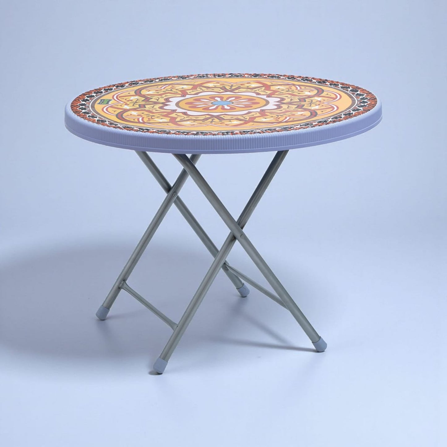 Printed Round table #215 Sky blue